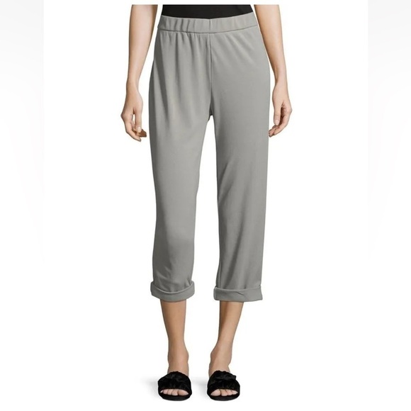 James Perse Cotton Jersey Pull-On Pants Shadow Grey Size Medium / 2 - Picture 3 of 16